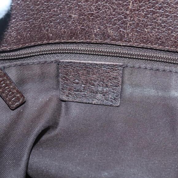 GUCCI GG Canvas Hand Bag Beige Gold - Picture 15 of 16